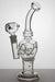 10" Round base recycle bubbler with honeycomb diffuser Other Shaped Bong ONE Clear