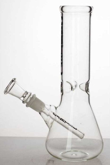 Smoke Arsenal clear glass water bong- - One Wholesale