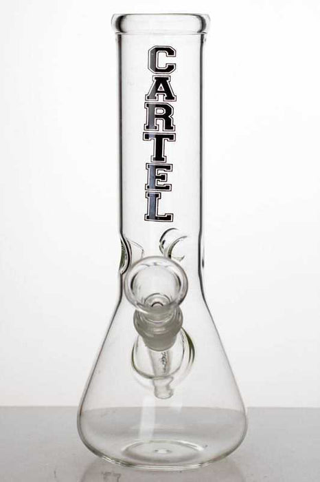 Smoke Arsenal clear glass water bong- - One Wholesale