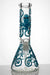 13" octopus artwork thick glass beaker bong- - One Wholesale