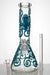 13" octopus artwork thick glass beaker bong- - One Wholesale
