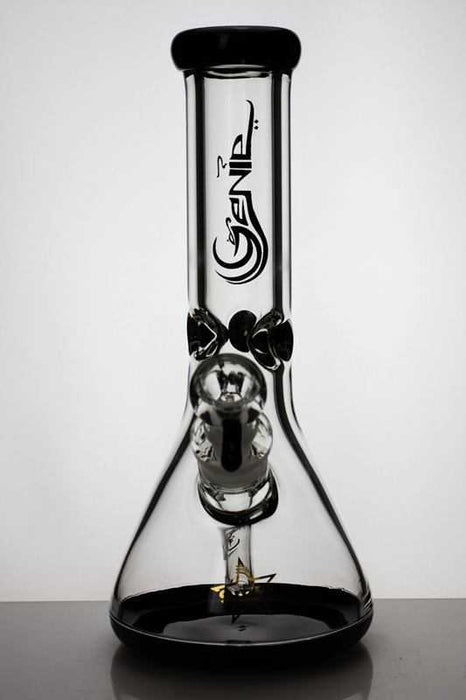 12 inches classic beaker colored bottom thick glass bong- - One Wholesale