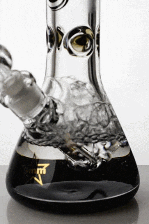 12 inches classic beaker colored bottom thick glass bong Glass Bong ONE