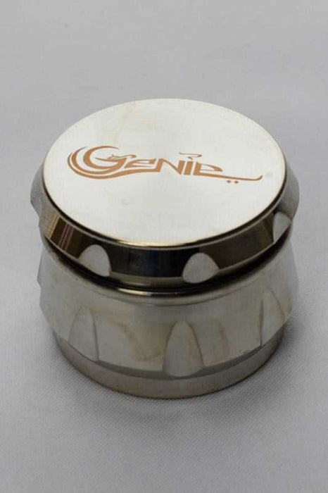 Genie 4 parts aluminium cutting edge large grinder-Silver-3437 - One Wholesale
