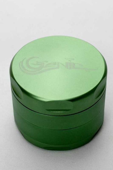 Genie 4 parts aluminium large grinder-Green - One Wholesale