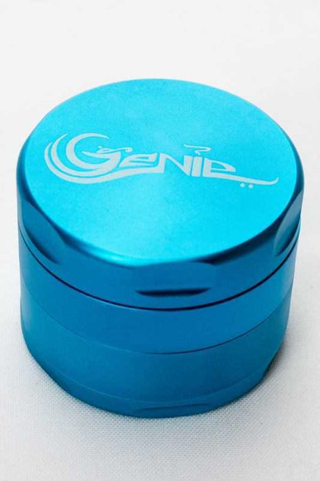 Genie 4 parts aluminium large grinder-Blue - One Wholesale