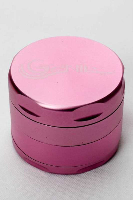 Genie 4 parts aluminium large grinder-Pink - One Wholesale