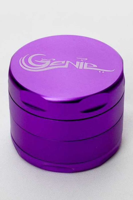 Genie 4 parts aluminium large grinder-Purple - One Wholesale