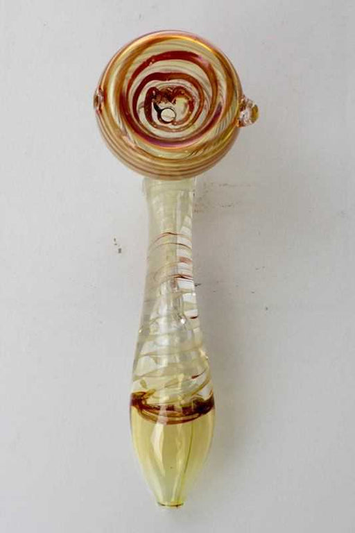 Sherlock shape Changing colors glass hand pipe Glass Pipe ONE
