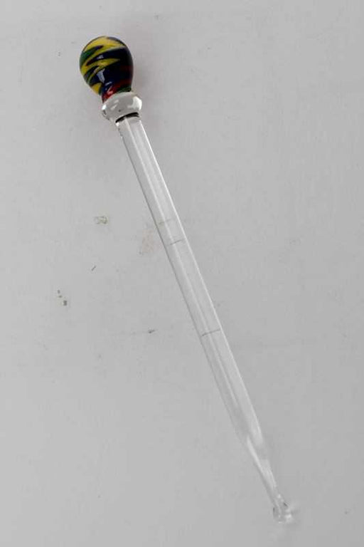 Glass concentrate colorful end dabber Bongs Accessories ONE
