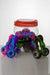 Silicone hand pipe with multi hole glass bowl Silicone ONE
