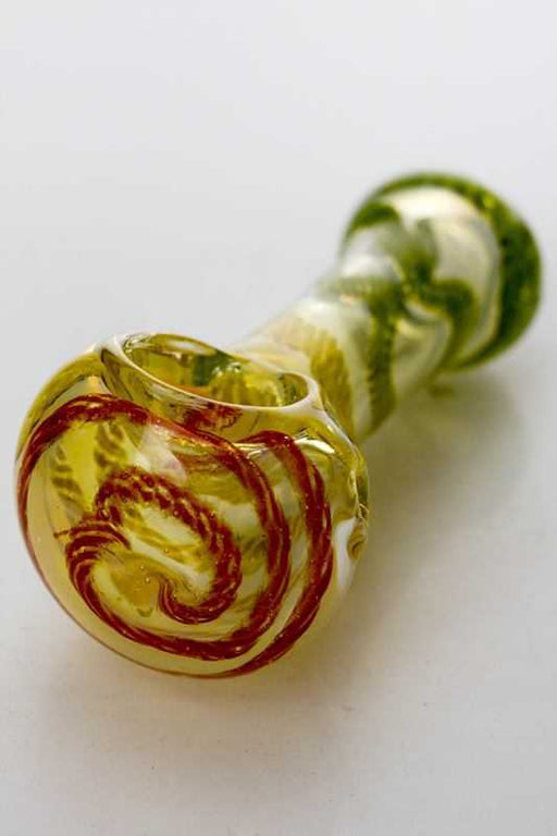 3.5" soft glass 3478 hand pipe- - One Wholesale