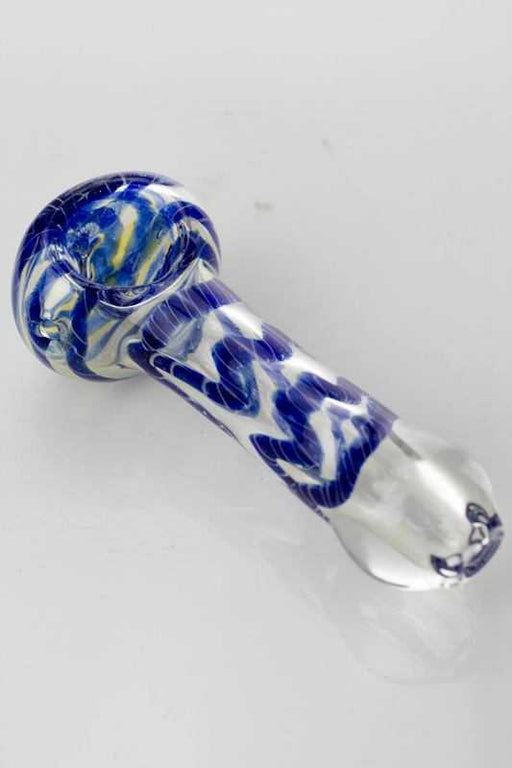 3.5 inches soft glass 3482 hand pipe- - One Wholesale