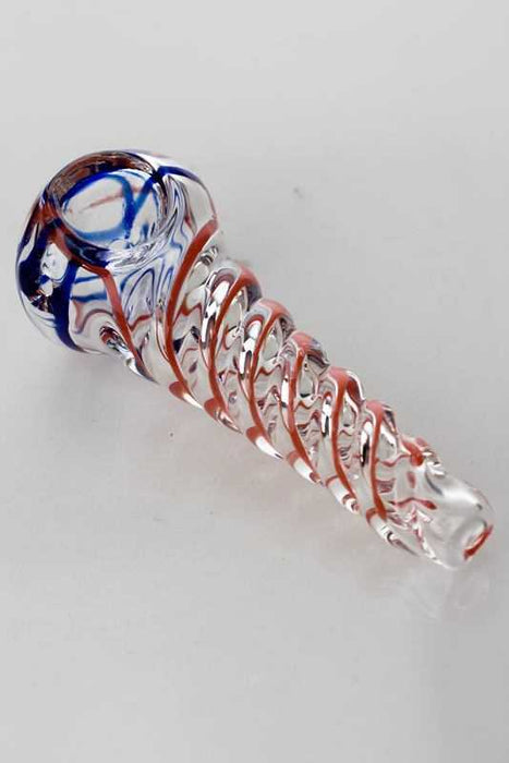3.5" soft glass 3483 hand pipe- - One Wholesale