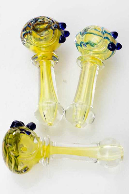 3.5" soft glass 3486 hand pipe- - One Wholesale