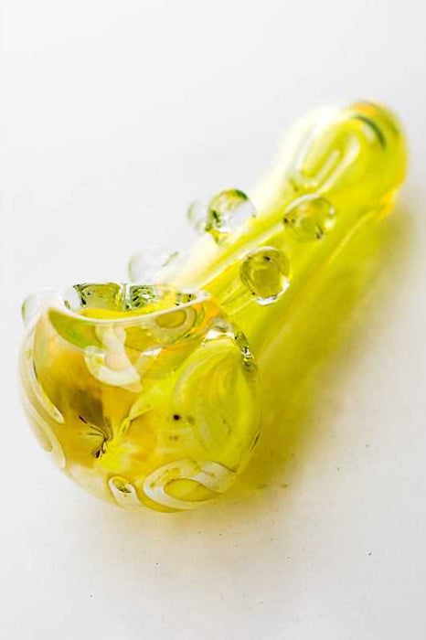 3.5" soft glass 3487 hand pipe- - One Wholesale
