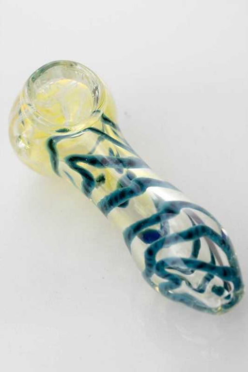 3.5" soft glass 3488 hand pipe Glass Pipe ONE