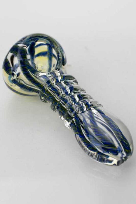 3.5" soft glass 3489 hand pipe- - One Wholesale