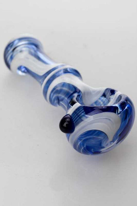 3.5" soft glass 3490 hand pipe- - One Wholesale