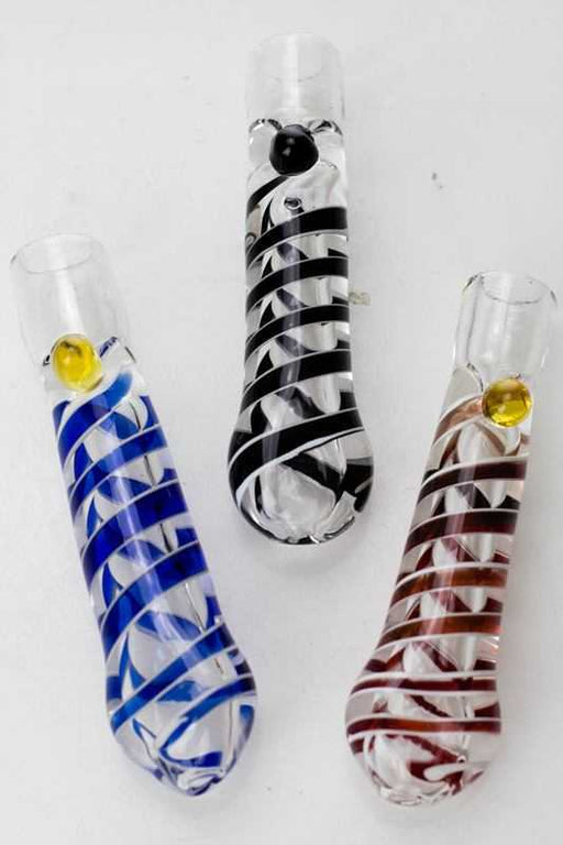 3" soft glass 3494 one hitter- - One Wholesale