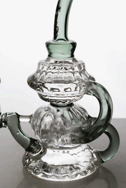 7 in. genie arabian pot shape recycled bubbler- - One Wholesale