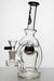 9" genie marble inserted and recycled bubbler-Black - One Wholesale