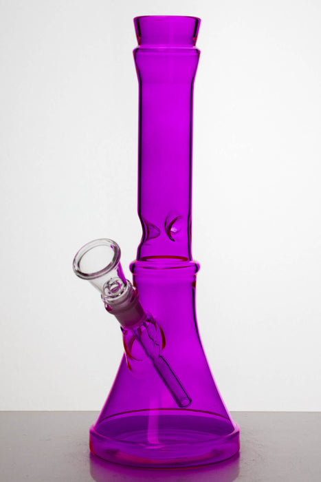 10 inches colored glass water pipe-Purple - One Wholesale