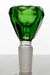 Diamond cutting shape glass bowl-Green - One Wholesale
