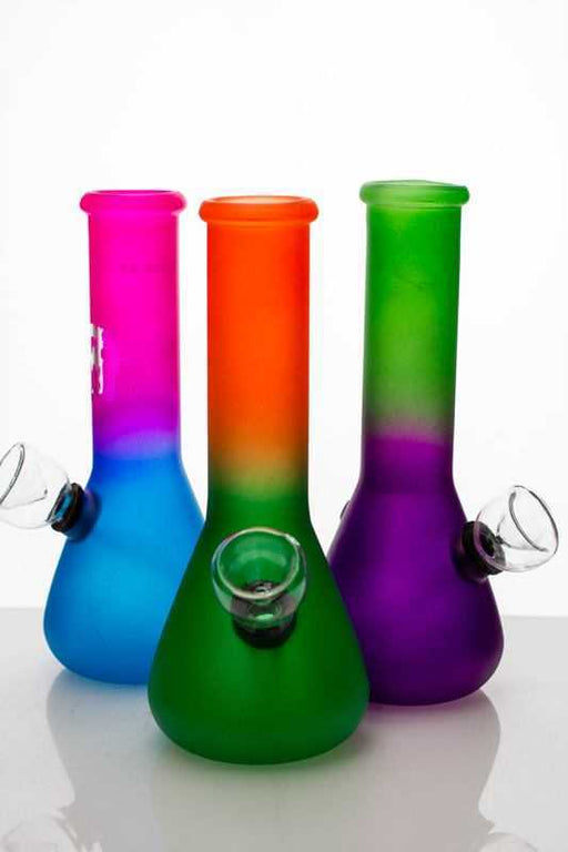 5.5" two tone color glass water bong-Type 3544 - One Wholesale