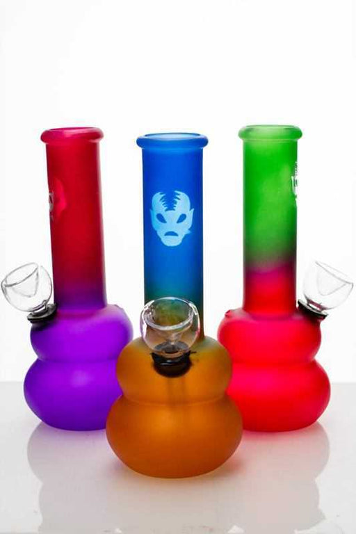 5.5" two tone color glass water bong-Type 3545 - One Wholesale