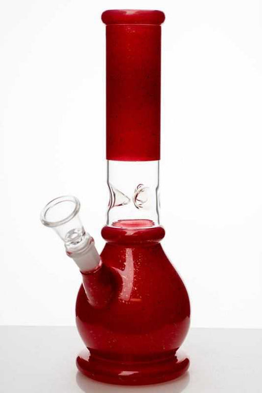 10" red colored glass water pipe- - One Wholesale