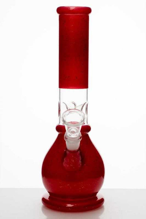 10" red colored glass water pipe- - One Wholesale