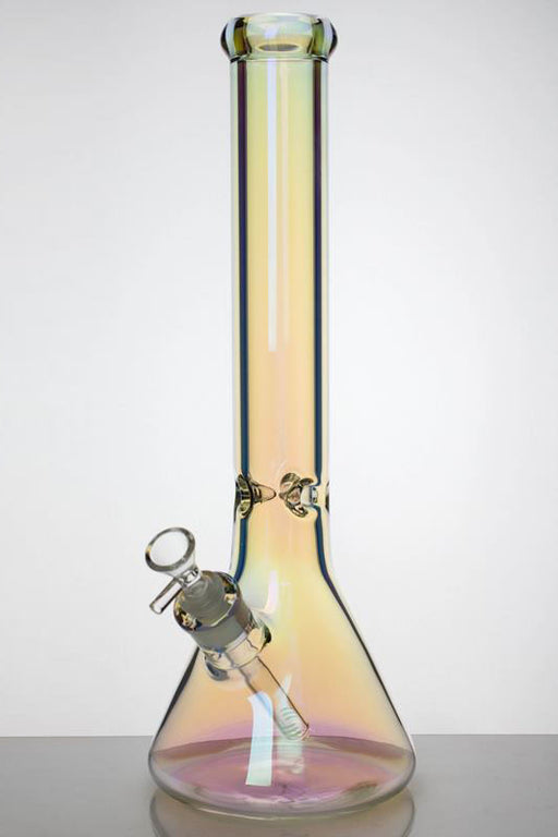 14" Heavy Metallic color classic beaker bong Glass Bong ONE