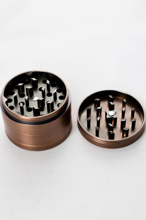 Genie 4 parts aluminium bronze color large grinder- - One Wholesale