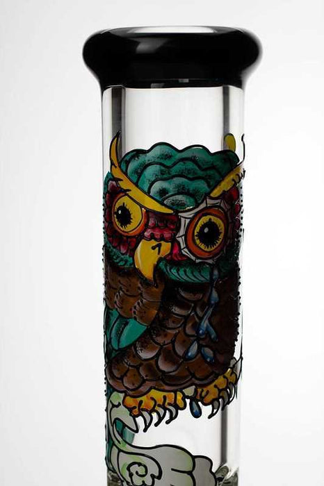 13 inches heavy 7 mm glass Artwork beaker water bong- - One Wholesale