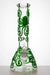 13" Glow in the dark octopus artwork 7 mm glass bong- - One Wholesale