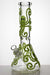 13" Glow in the dark octopus artwork 7 mm glass bong-Luminous-3640 - One Wholesale