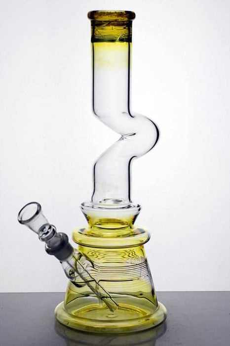 10" kink-zong glass water bong- - One Wholesale