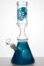 12" color coated glass water bongs-Blue-3692 - One Wholesale