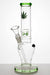 10 inches glass water pipe with carb hole-Green - One Wholesale