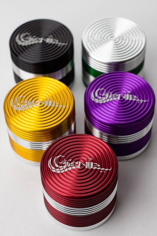 Genie Quality 4 parts two tone aluminium grinder display Display Pack ONE