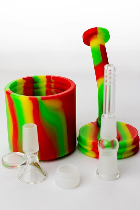 7" Detachable silicone bubbler Silicone Bong ONE