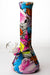 12" graphic design printed silicone classic water bong-Graphic A - One Wholesale