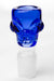 Skull shape glass Small bowl-Blue-3743 - One Wholesale