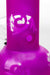 6" red glass water bong Glass Bong ONE