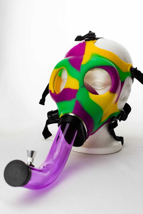 Silicone Gas Mask acrylic bong-3768 - One Wholesale