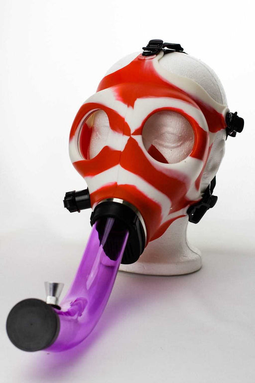 Silicone Gas Mask acrylic bong-3770 - One Wholesale