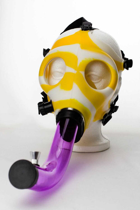 Silicone Gas Mask acrylic bong-3772 - One Wholesale