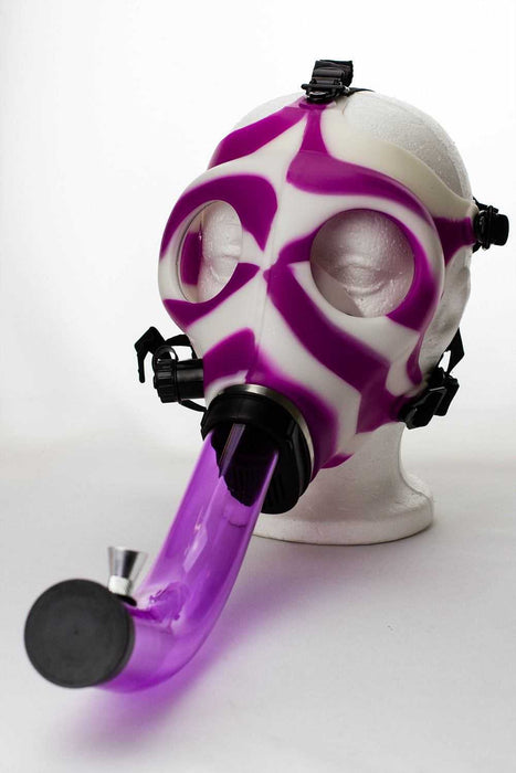 Silicone Gas Mask acrylic bong-3773 - One Wholesale