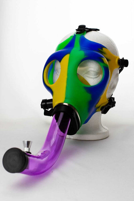 Silicone Gas Mask acrylic bong-3776 - One Wholesale